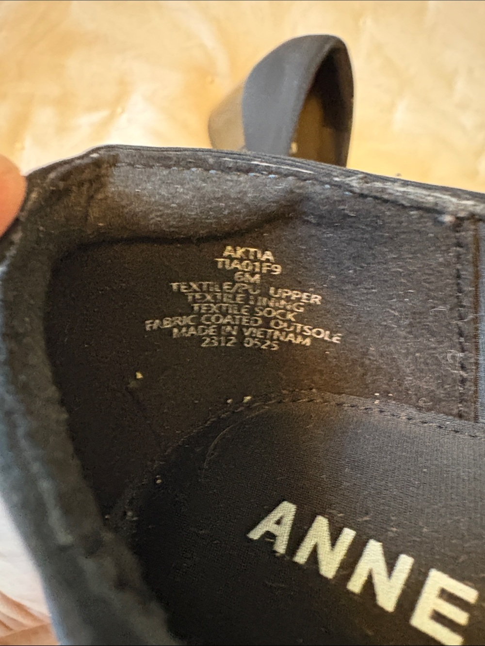Anne Klein “I flex” Black Square-Toe Loafers with Decorative Buckle - Picture 3 of 12